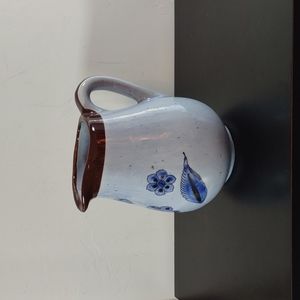 Handcrafted "El Palomar" Tonala Pottery Pitcher